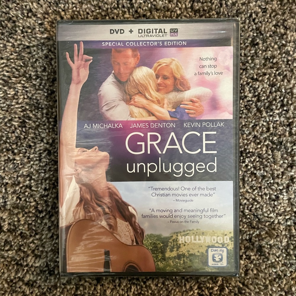 Grace Unplugged DVD movie New family friendly